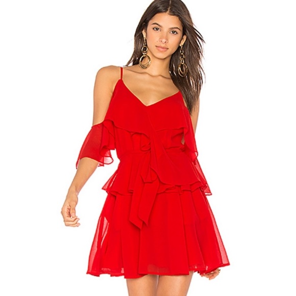 Yumi Kim Addicted to Love Mini Red Dress XS - Picture 1 of 4